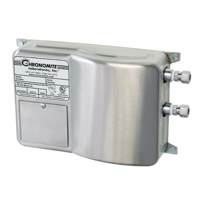 Chronomite M-series Instant-Flow Micro Water Heater. Output Set Temp.