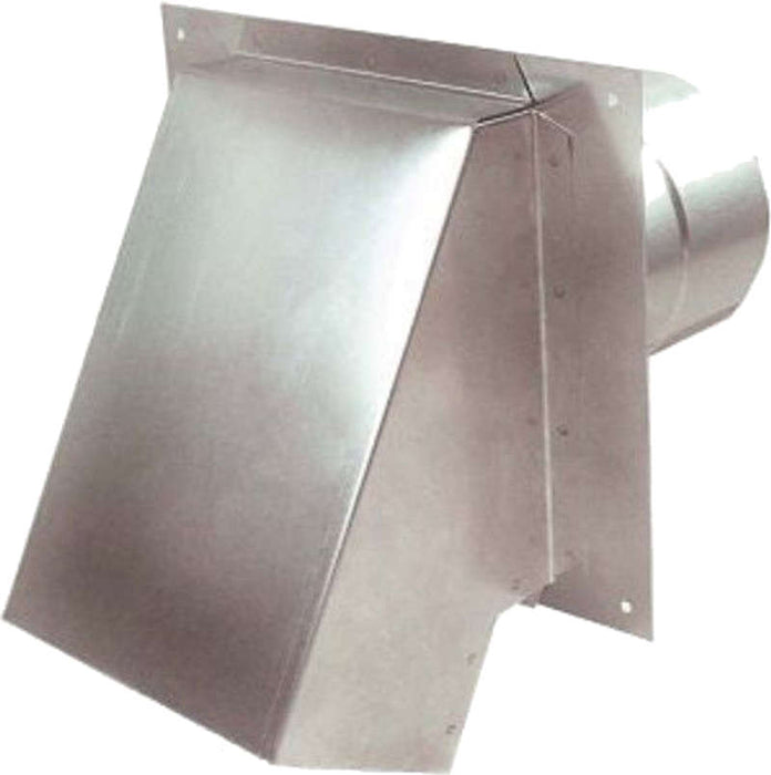 Z-Flex 3"-5" Sidewall Termination Hood, Single Wall Stainless Steel