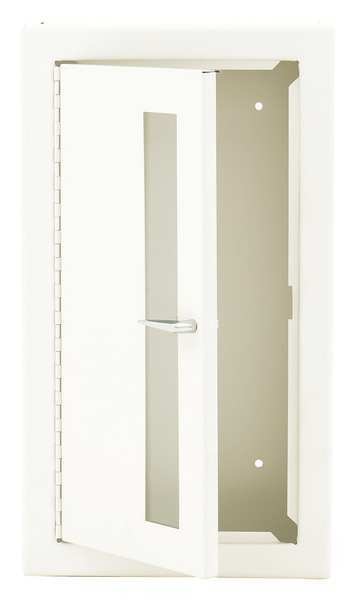 Alta Fire Extinguisher Cabinet, Surface, Steel, White, 11-1/2x20-1/2x5-3/4