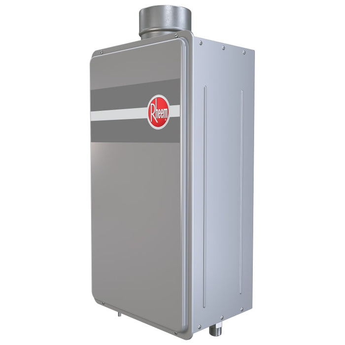 Rheem RTG-84DVLN-1 8.4 GPM 180000 BTU 120 Volt Natural Gas Whole House Indoor Direct Vent Tankless Water Heater