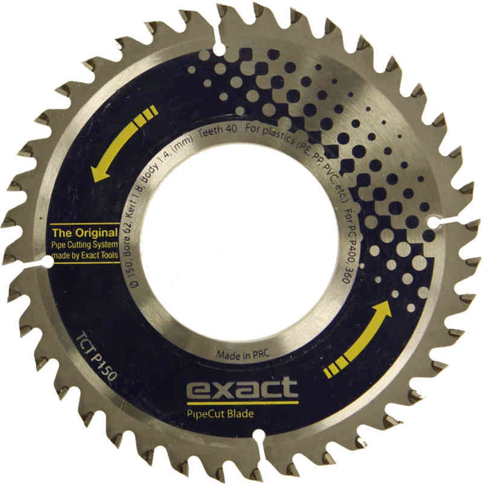 Exact TCT-P150 Plastic-PVC Pipe Cutting Blade