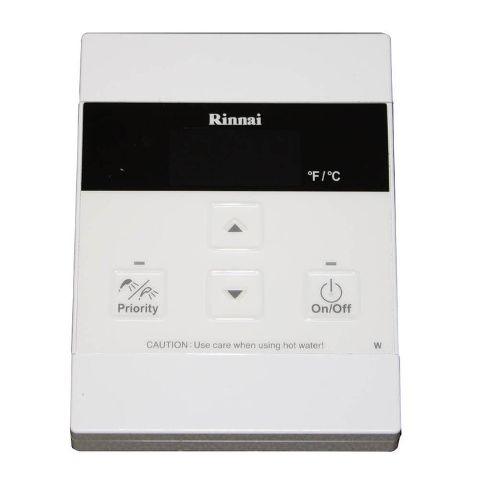 Rinnai MC-601-W Remote Temperature Controller, White, Tankless Heaters