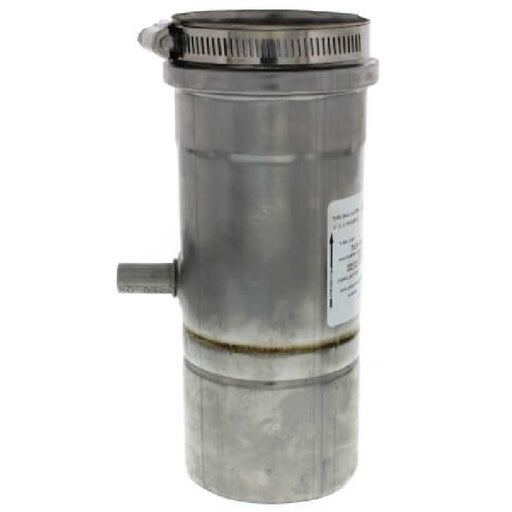 Z-Vent Vertical Condensate Drainpipe 3" 4" 5"+, Class 3 Stainless Steel