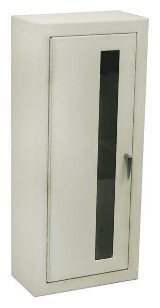Alta Fire Extinguisher Cabinet, Surface, Steel, White, 11-1/2x26-1/2x5-3/4