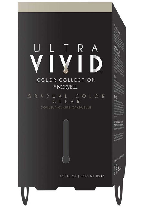 Norvell Ultra Vivid Standard Bib Gradual Color Clear, 180 fl. oz. 1.4 gallon box