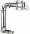 4" Diameter Thru-Wall Tankless Water Heater Vent Kit w-Backflow Stop